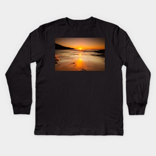 Limeslade Bay, Gower, Wales Kids Long Sleeve T-Shirt